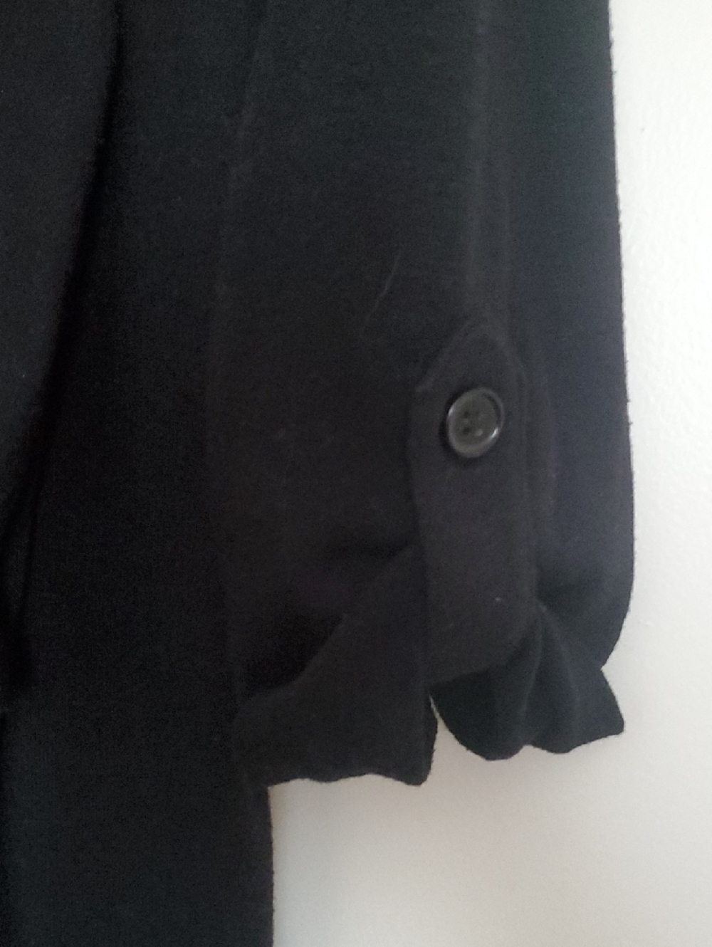 Style & Co. Black Open-Front Draped Cardigan - Picture 7 of 12